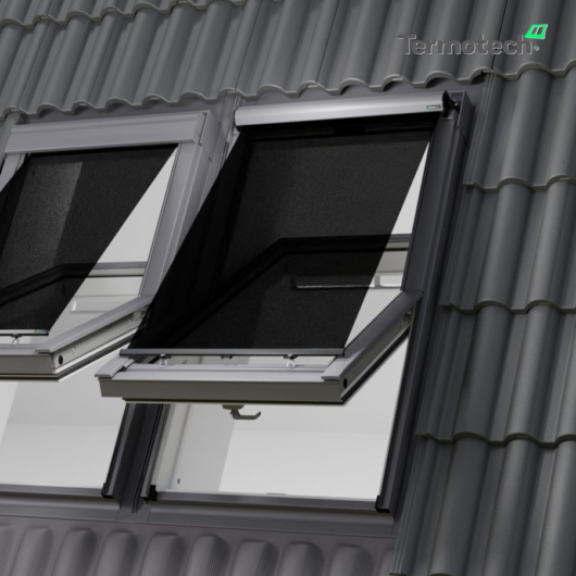 TERMOTECH V25 Külső hővédő roló DAKEA / DAKSTRA / ROOFLITE tetőablakra 